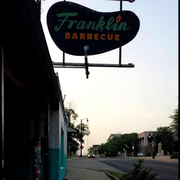 Franklin Barbeque BBQ Austin Texas Green Baseball Cap - Picture 7 of 11